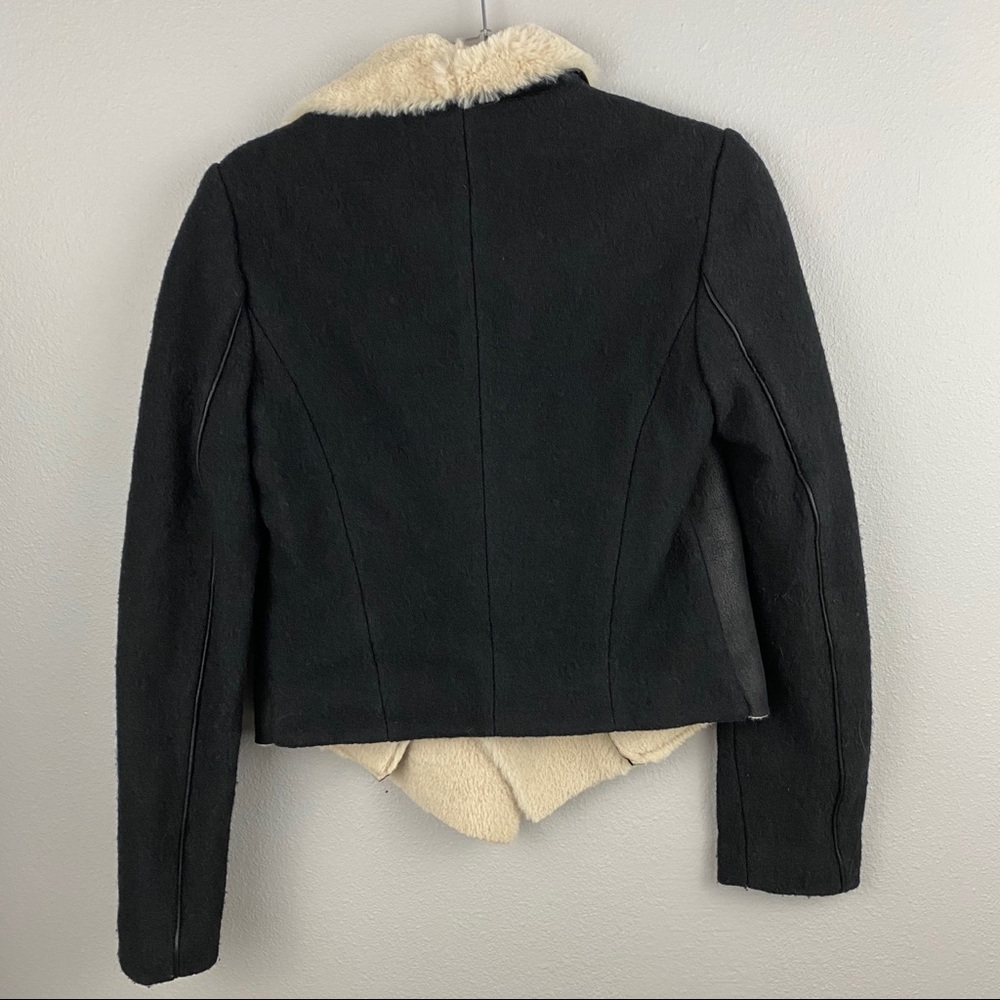 Zara • Black Soft Moto Cardigan Jacket - Picture 7 of 7